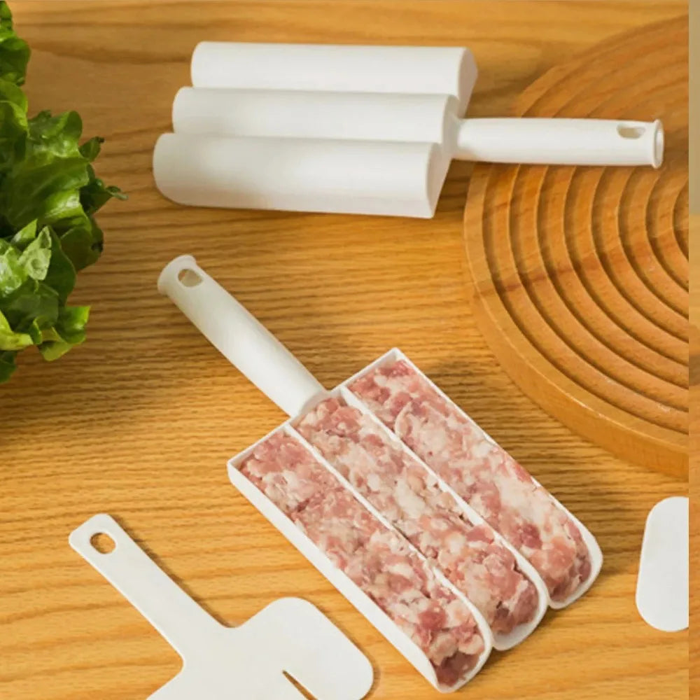 3-Head Meatball Maker Mold – Fish Balls & Dumpling Tool