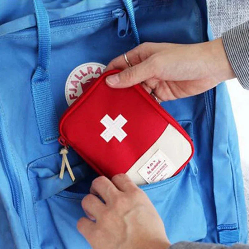 Mini Portable First Aid Kit Pouch | Macaron Medicine Bag