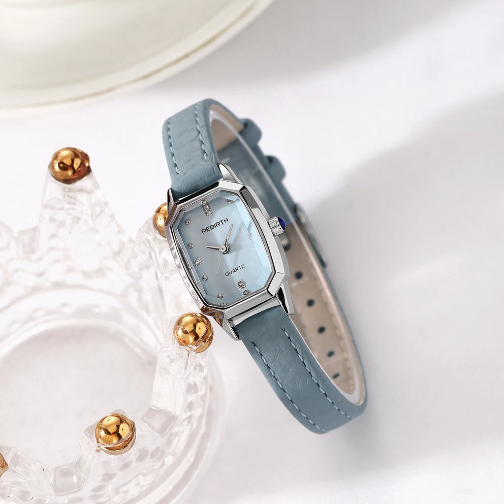 Naidu Women's Quartz Watch – Leather Strap & Roman Numerals Women's Quartz Watch Nixie