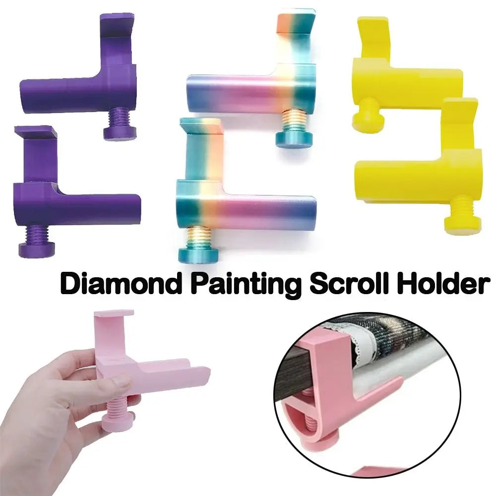 L-Shape Diamond Painting Scroll Holder & Canvas Table Clamp Canvas Scroll Holder Nixie
