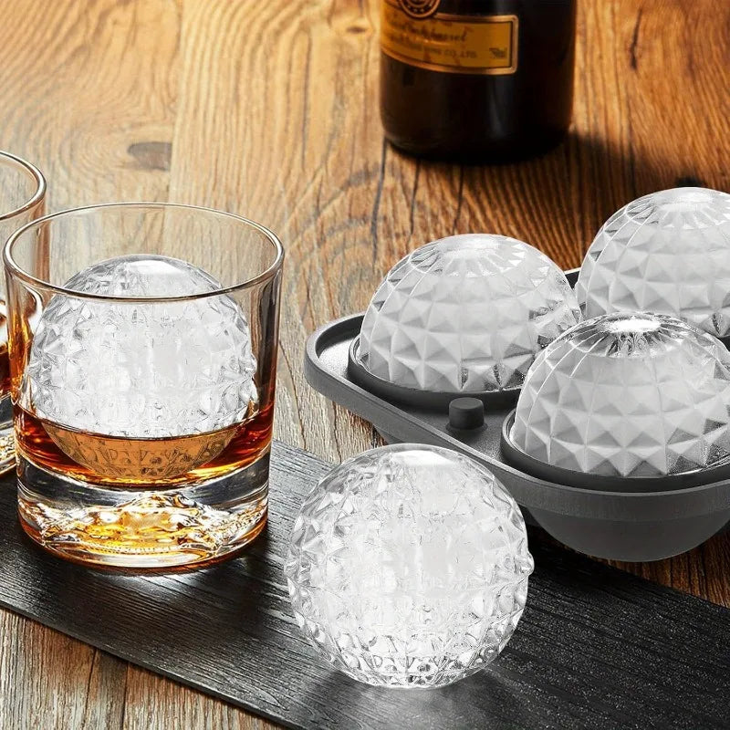 Large Silicone Sphere Ice Mold – Crystal Ball Whiskey Gift Silicone Ice Mold Nixie
