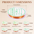 Copper Wire Kit for Jewelry Making – 7 Gauges, Anti-Tarnish Jewelry Craft Wire Nixie copper 7 Rolls