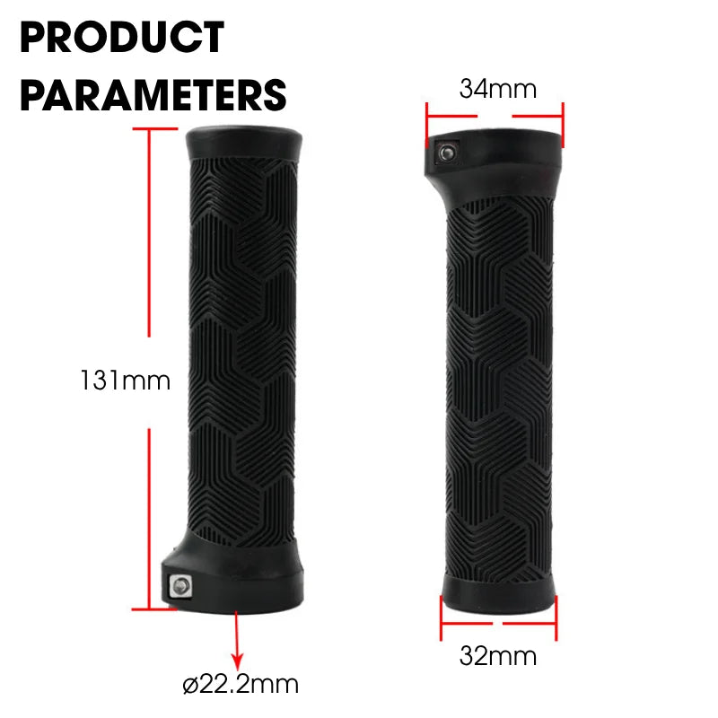 ODI Lock-On MTB Handlebar Grips – Non-Slip Rubber Bike Grips Bike Handlebar Grips Nixie
