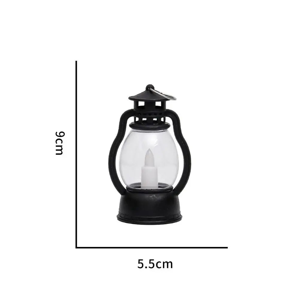 Retro LED Candlestick Hanging Lantern – Warm Ambient Night Light LED Decorative Lantern Nixie
