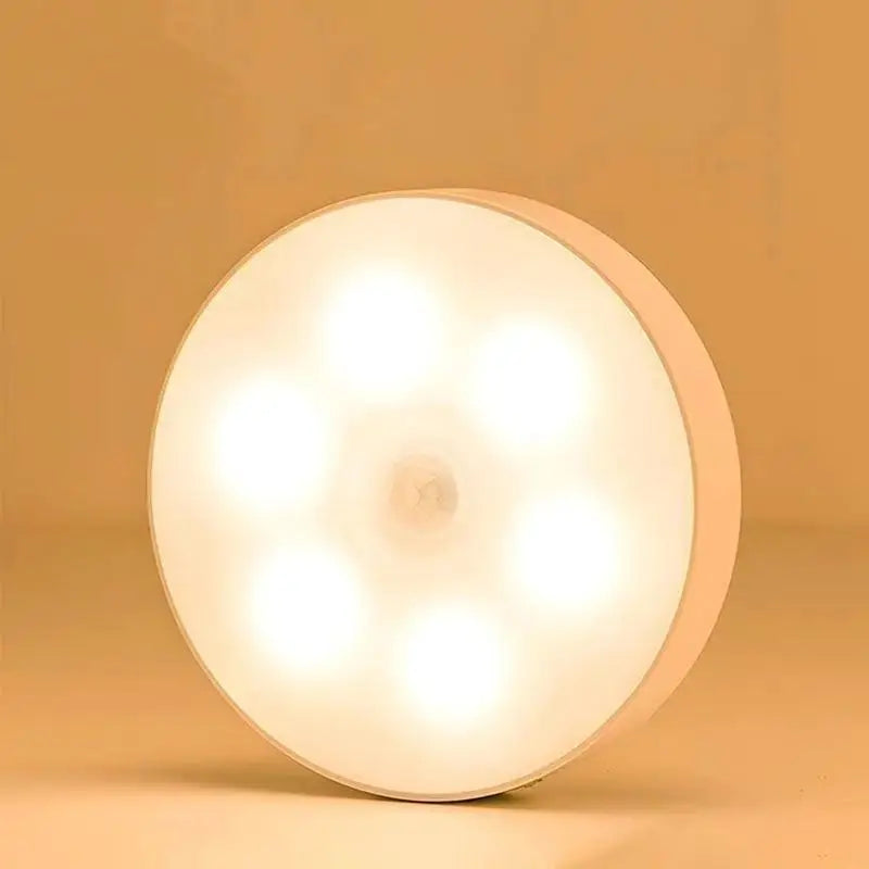 Motion Sensor LED Night Light USB Rechargeable Wireless Closet Lamp