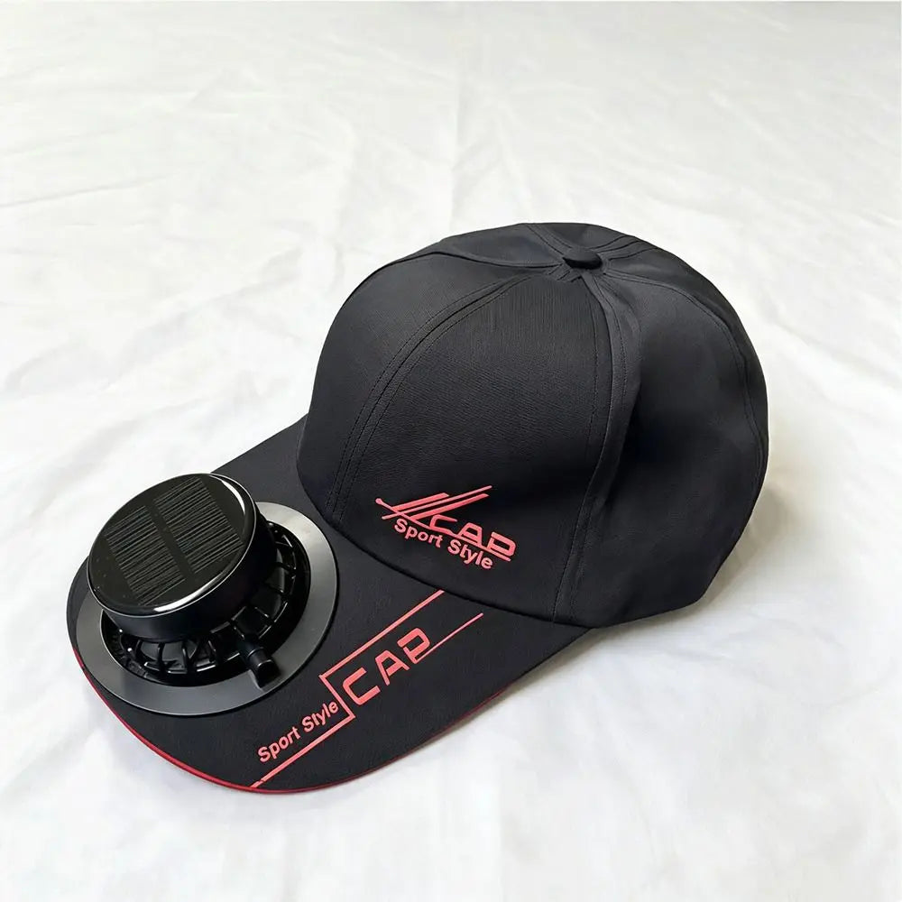 Solar Fan Baseball Cap – Rechargeable & Sun Protection Solar Fan Cap Nixie
