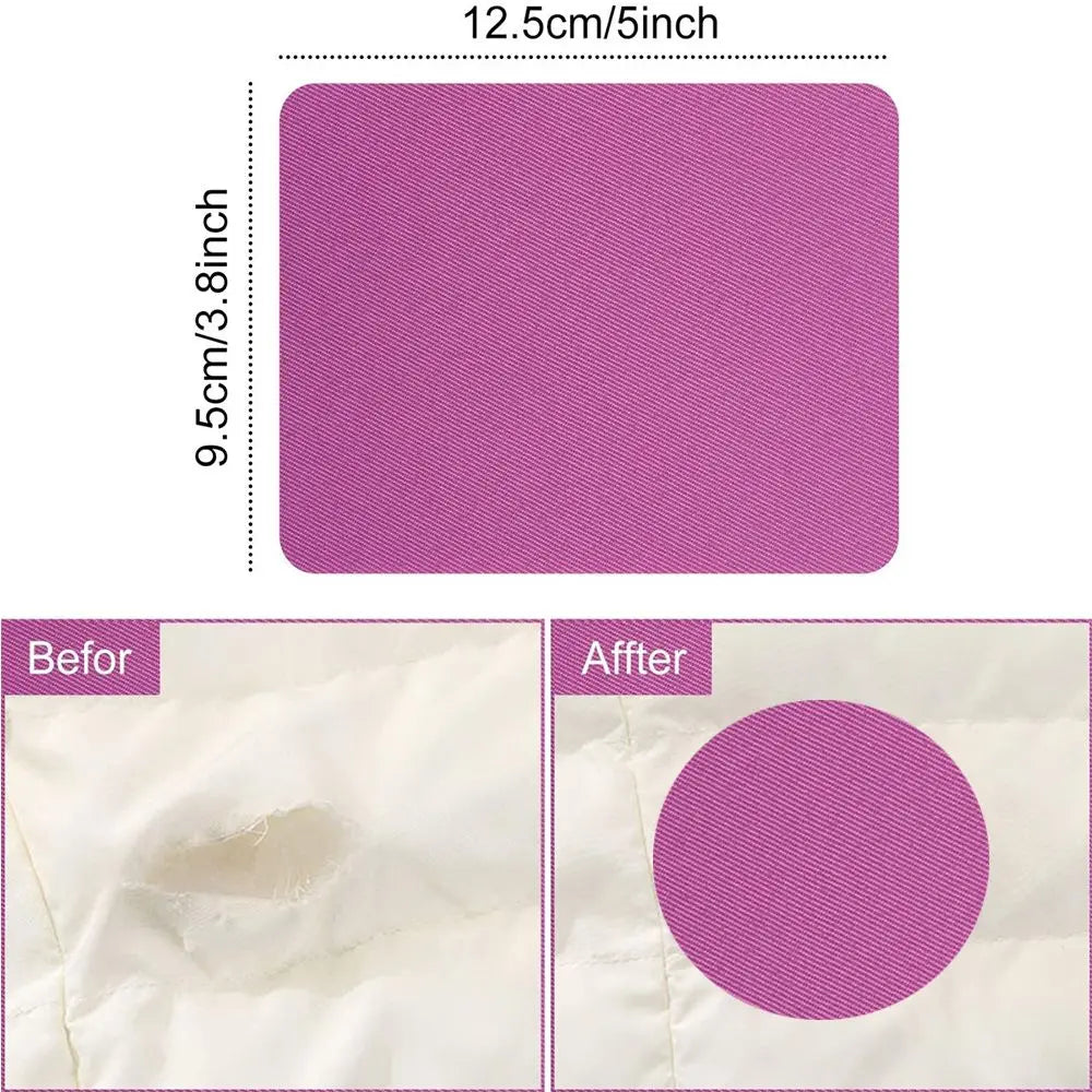 Iron-On Self-Adhesive Fabric Patch – DIY Applique & Repair Fabric Iron-On Patch Nixie