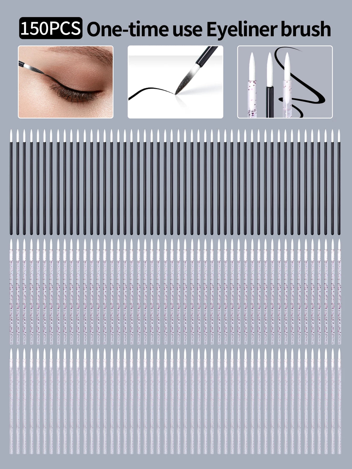 Disposable Lip Brushes 50/100 Pcs – Lipstick Gloss Wand Applicators Disposable Lip Brush Nixie