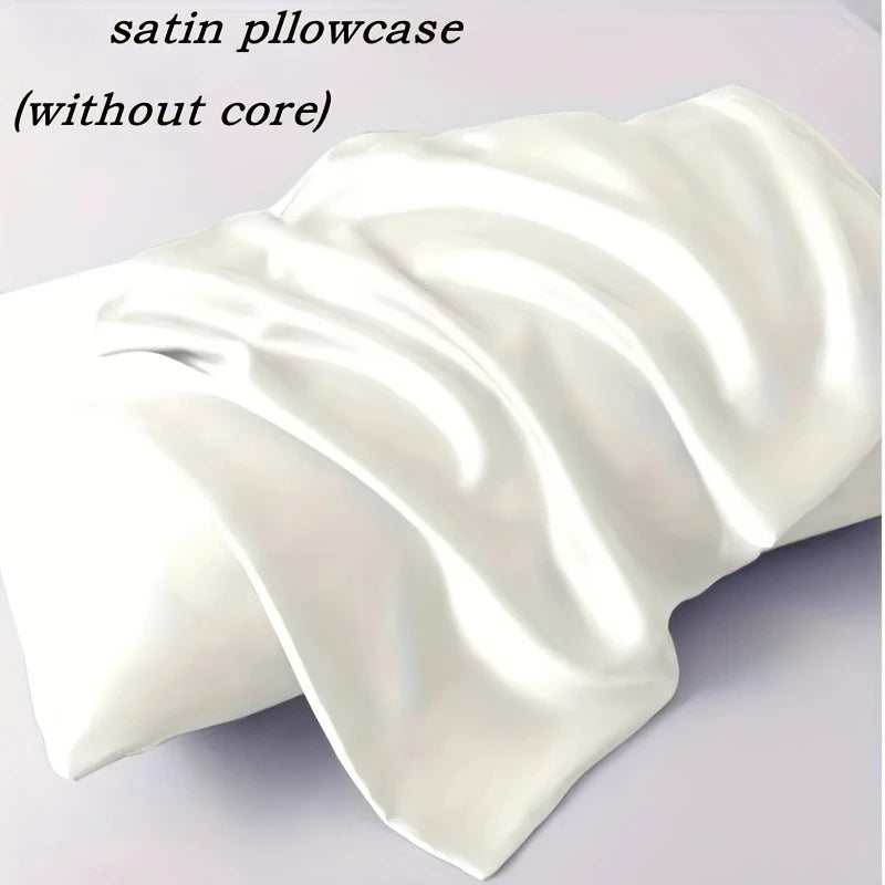 Satin Pillowcases 1 Pair – Soft, Breathable & Skin-Friendly