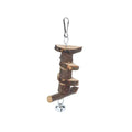 Natural Wood Parrot Swing Bridge Perch Toy for Budgies & Cockatiels Bird Swing Toy Nixie 03