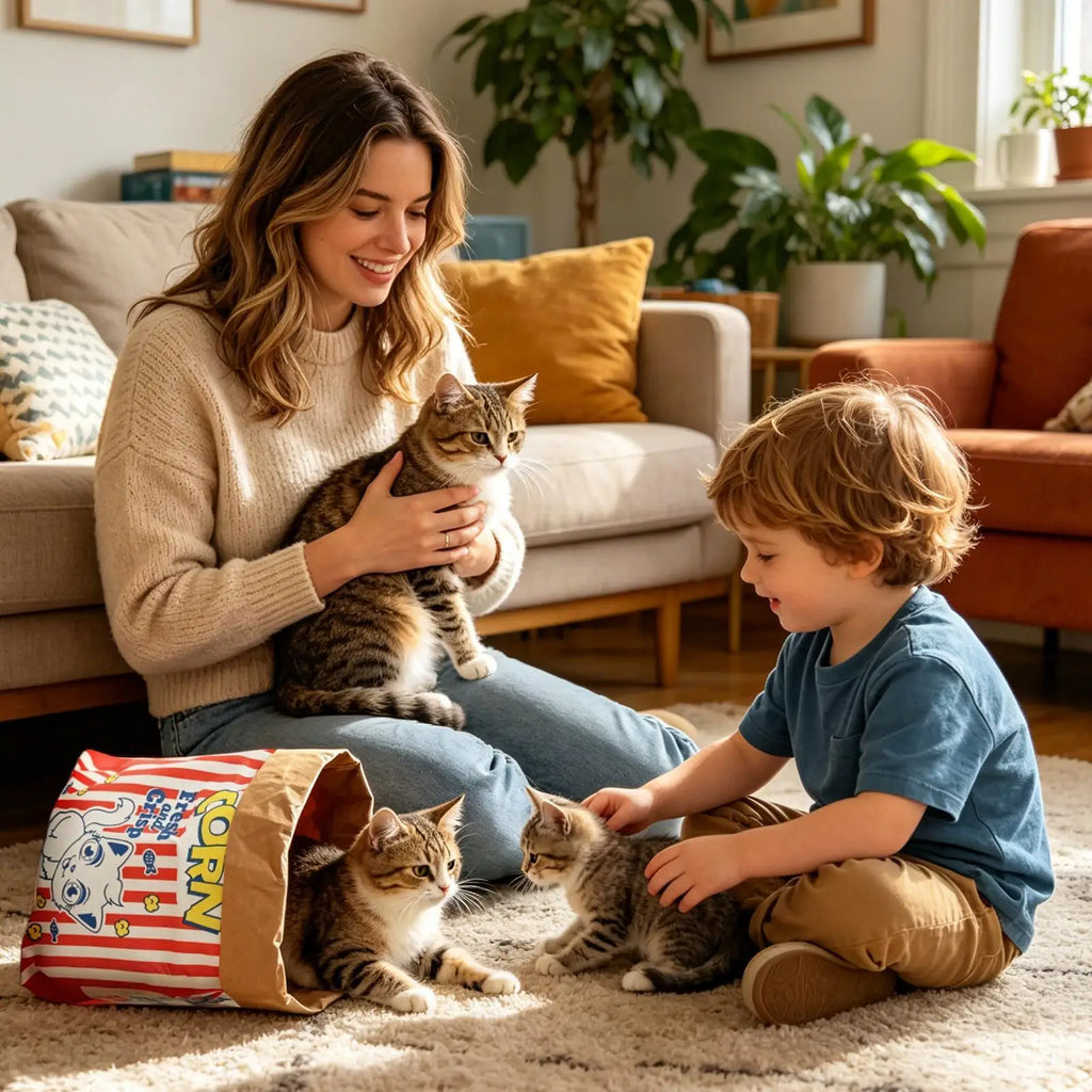 Crinkle Cat Paper Bag – Foldable Interactive Play & Hide Sack Cat Crinkle Toy Bag Nixie