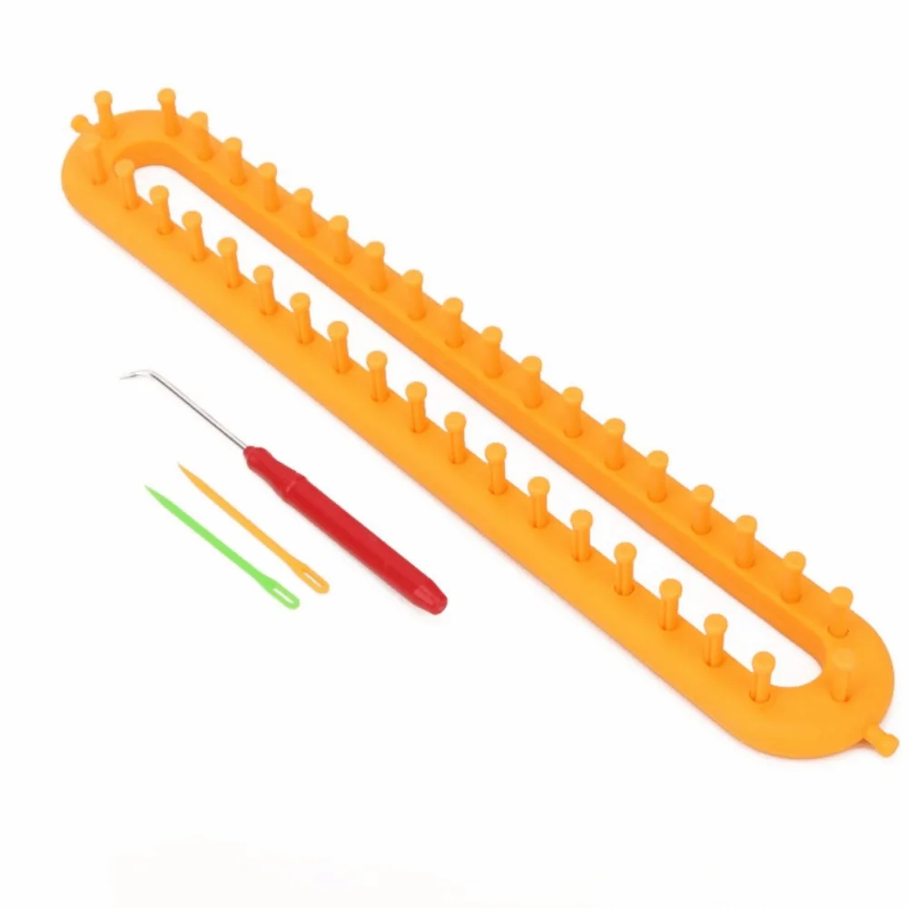 Rectangle Weaving Loom Kit 26–58cm | DIY Knitting Craft Set