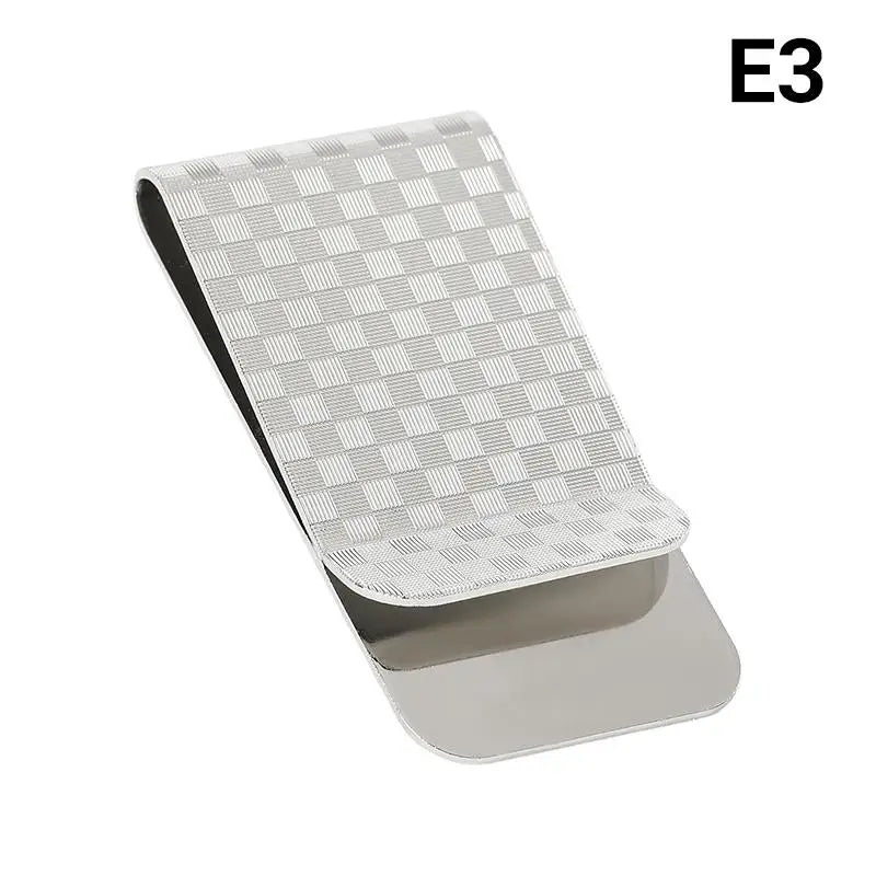 Stainless Steel Slim Money Clip & Card Holder | JETTING Metal Money Clip Nixie E3