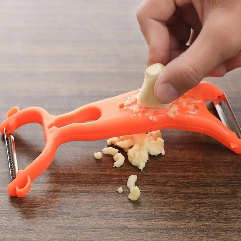 6-in-1 Dual Head Vegetable Peeler – Sharp Stainless Steel Vegetable Peeler Nixie