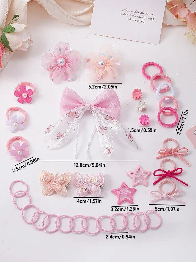 783-Piece Colorful Flower Hair Accessories Set for Girls Kids Hair Accessories Nixie