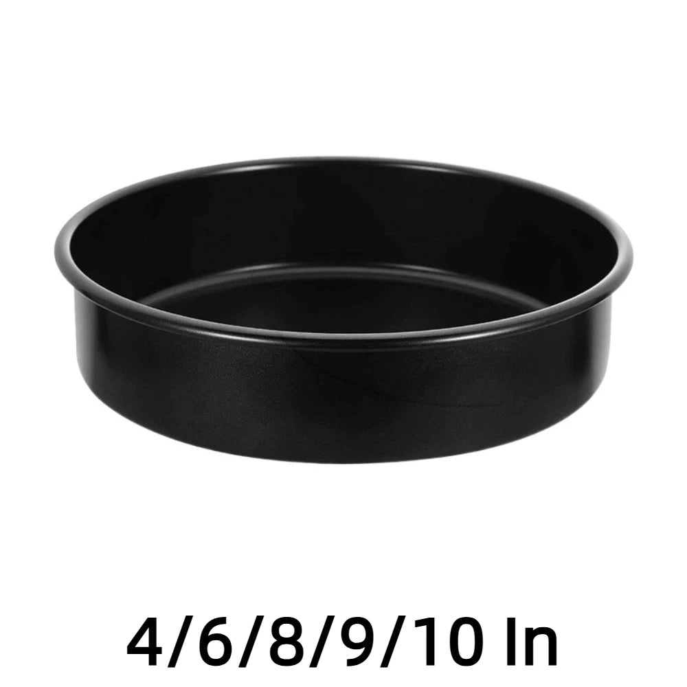 Non-Stick Carbon Steel Round Cake Pan | 4–10 Inch Sizes Cake Baking Pan Nixie