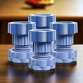 Anti-Vibration Washing Machine Foot Pads – 4pc Adjustable Appliance Foot Pads Nixie 4pcs