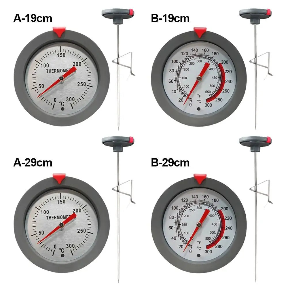 Instant Read Stainless Steel Food Thermometer – Dual Scale BBQ Food Thermometer Nixie