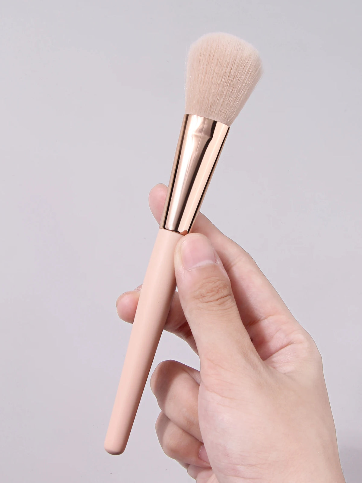 3-Piece Soft Fluffy Blush Brush Set – Highlight & Contour Makeup Brush Set Nixie