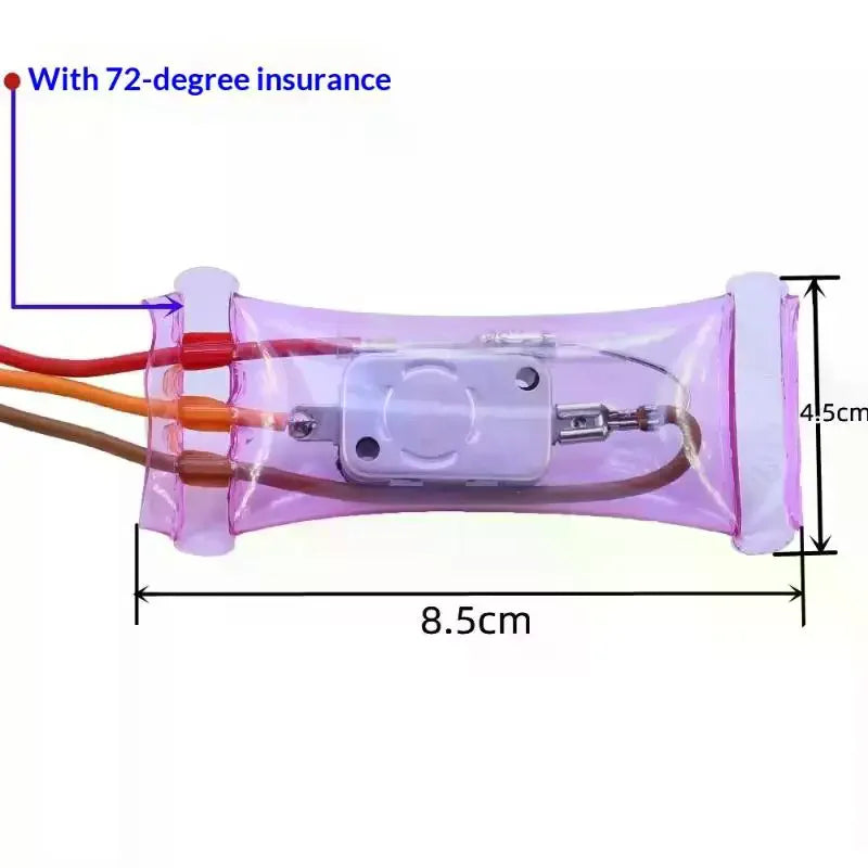 Bimetal Defrost Thermostat N12-5 AC250V 10A Refrigerator Part Defrost Thermostat Nixie