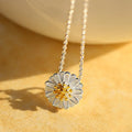 Sunflower Pendant Necklace Silver Choker for Women | Nixie Pendant Necklace Nixie MULTI