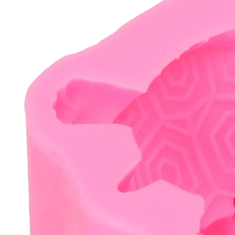 Pink Silicone Turtle Mold – Food-Grade Fondant Baking Mold Silicone Baking Mold Nixie