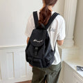 Japanese Canvas Backpack – Waterproof School & Travel Bag
