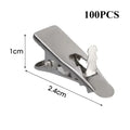 Mini Metal Clips Christmas Tree Ornament Hangers | 10–100pc Ornament Hanging Clips Nixie 100PCS
