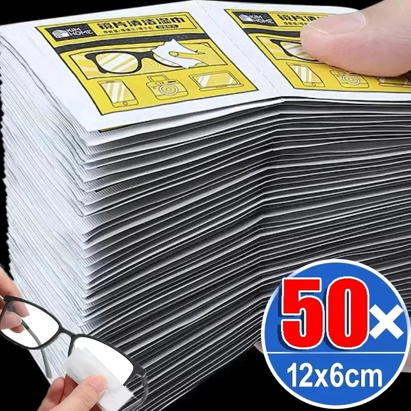 Disposable Anti-Fog Lens Wipes for Glasses & Screens | Nixie Eyeglass Lens Wipes Nixie non-boxed-50pcs