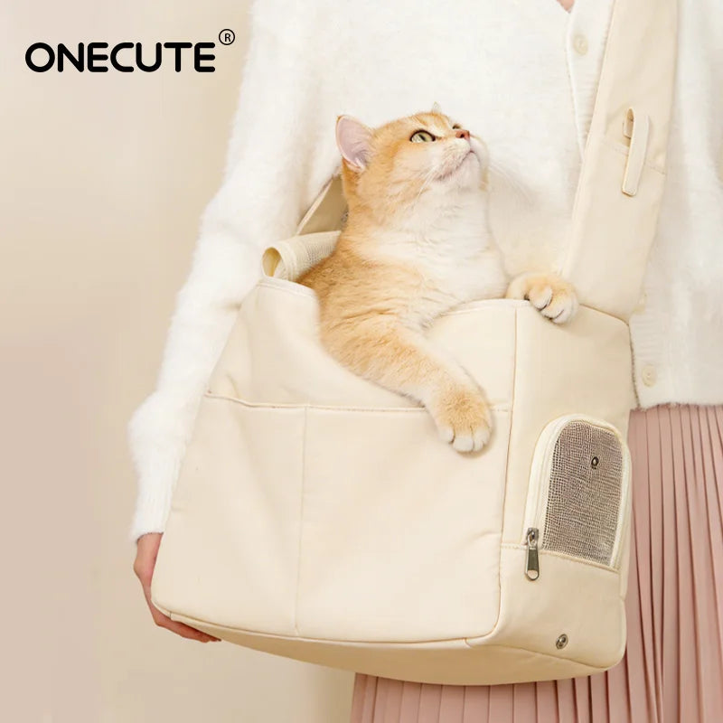 ONECUTE Pet Carrier Sling Bag for Small Dogs & Cats Pet Carrier Sling Nixie