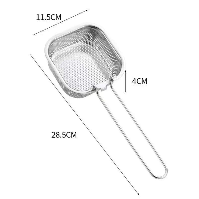 Stainless Steel Hot Pot Skimmer Noodle Strainer Fry Basket Kitchen Strainer Basket Nixie