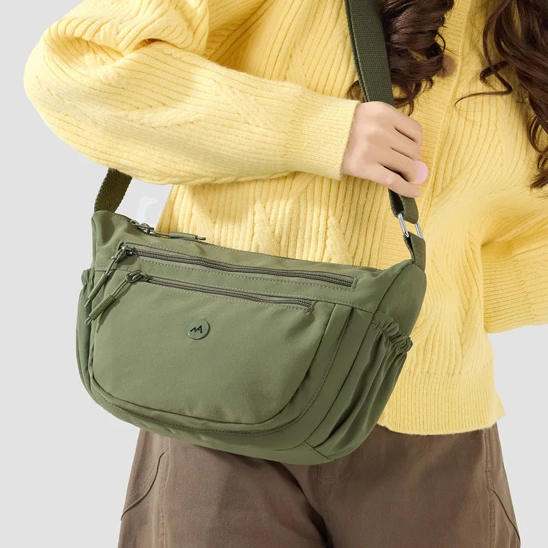 Nixie Nylon Crossbody Bag – Multi-Pocket, Water-Resistant Crossbody Bag Nixie