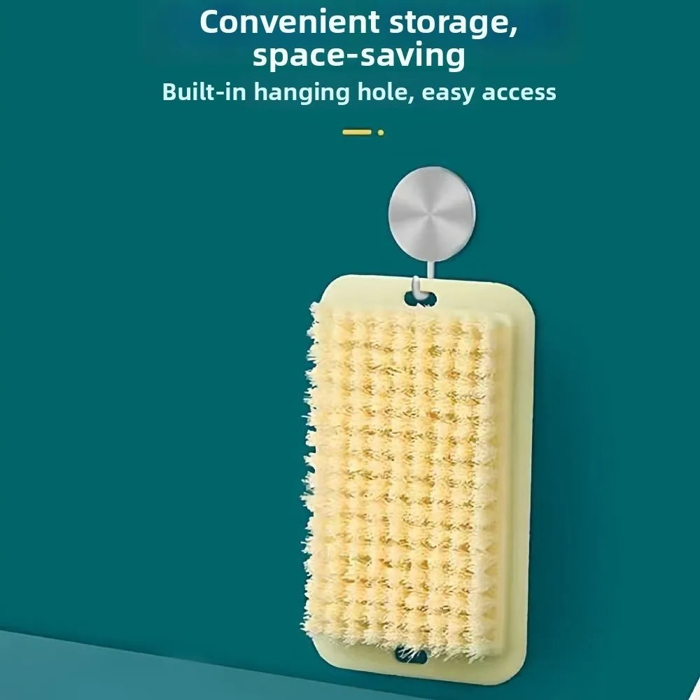 Soft Bristle Laundry Brush – Gentle Fabric Stain Scrubber Laundry Scrub Brush Nixie