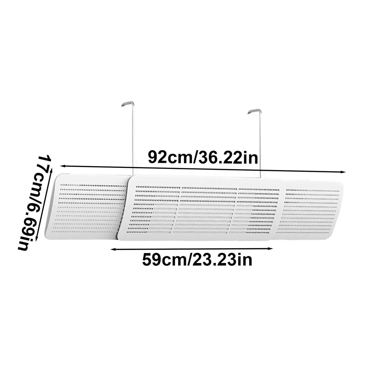 Universal Wall Mounted AC Air Deflector Guide Plate 3-in-1