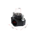 Leak-Proof PE Water Pipe Connector Female Thread Clamp Pipe Connector Clamp Nixie 32-3-4