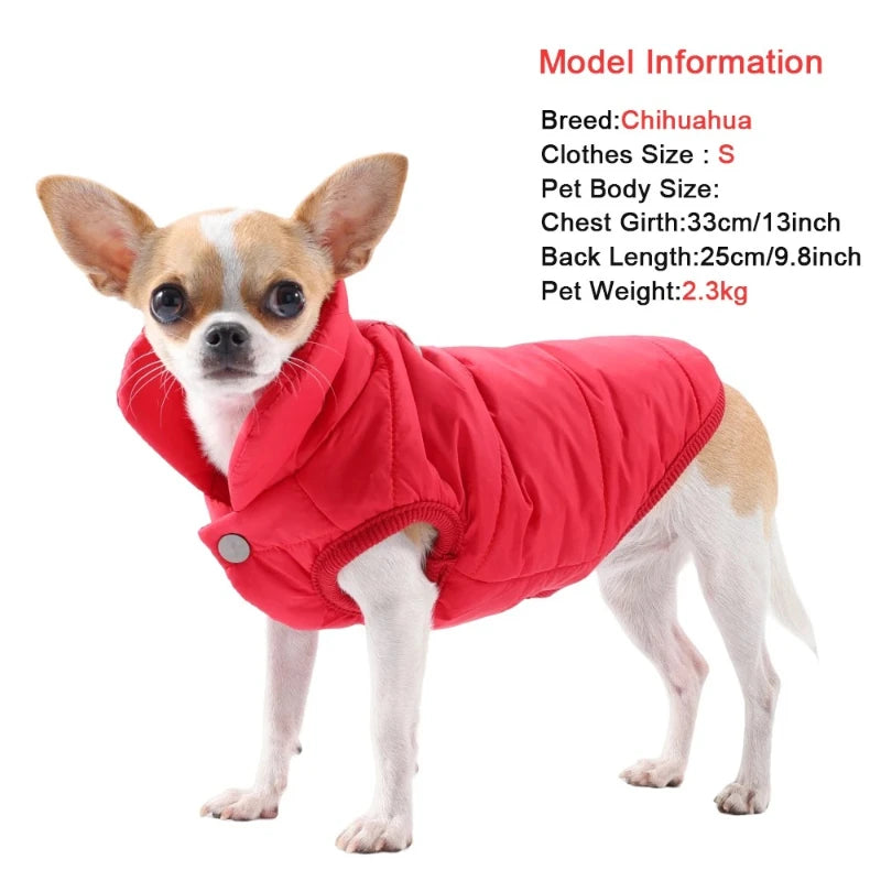 Waterproof Winter Fleece Dog Coat for Small Dogs & Cats Winter Pet Jacket Nixie