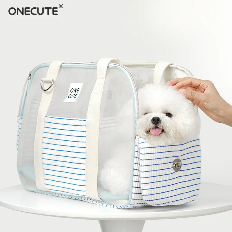 Transparent Window Pet Carrier Bag – Small Dogs & Cats Travel Pet Carrier Bag Nixie