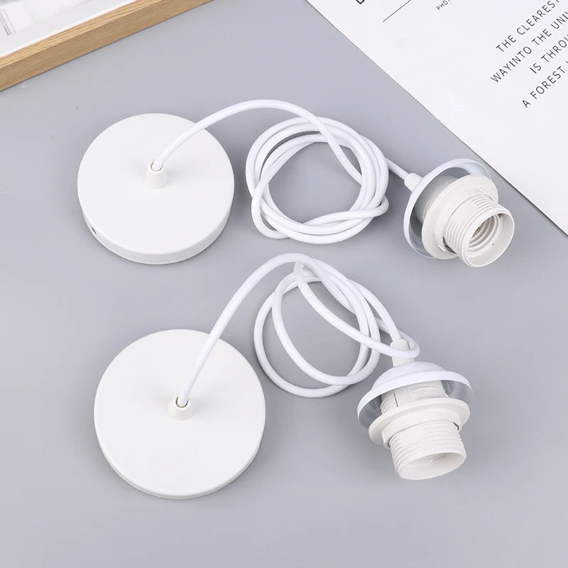 Retro E27 Pendant Lamp Holder Socket with Hanging Wire 1m/1.5m
