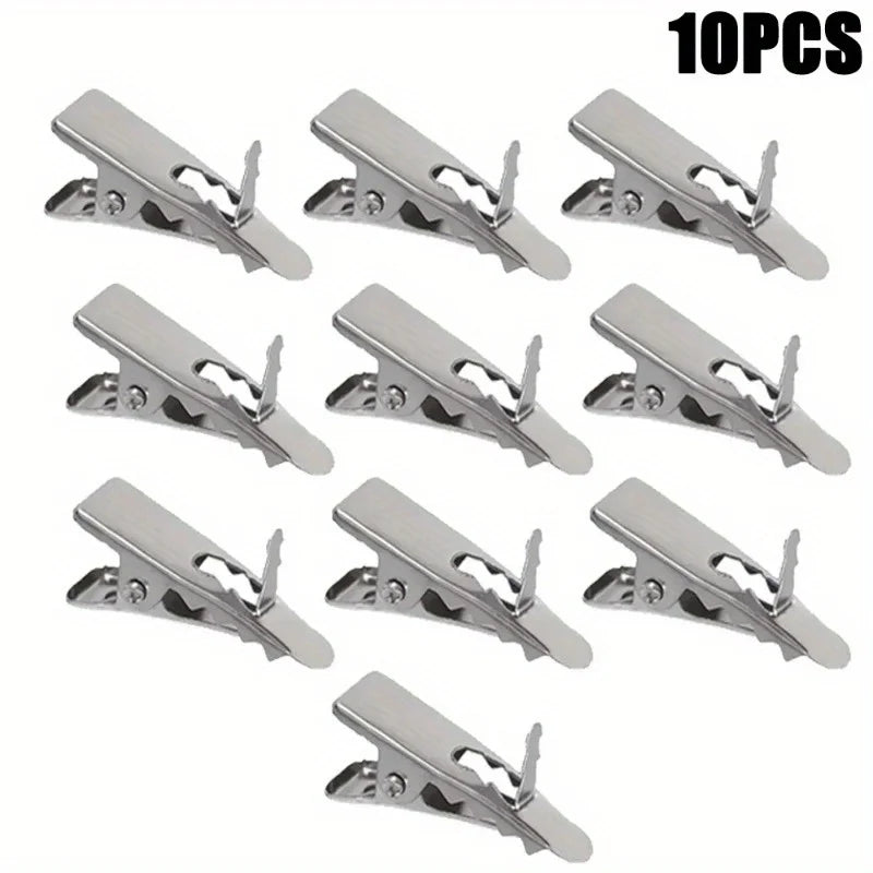 Mini Metal Ornament Clips for Christmas Tree, Wedding & Party