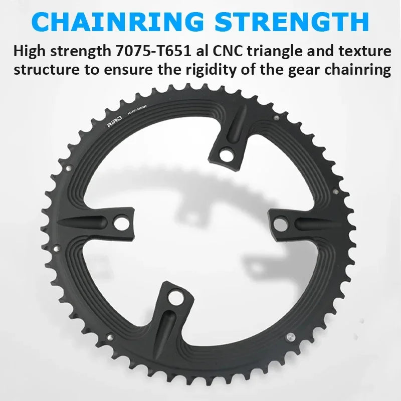 RIRO 110BCD Road Bike Chainring 50/34T 52/36T 53/39T Shimano Bicycle Chainring Nixie