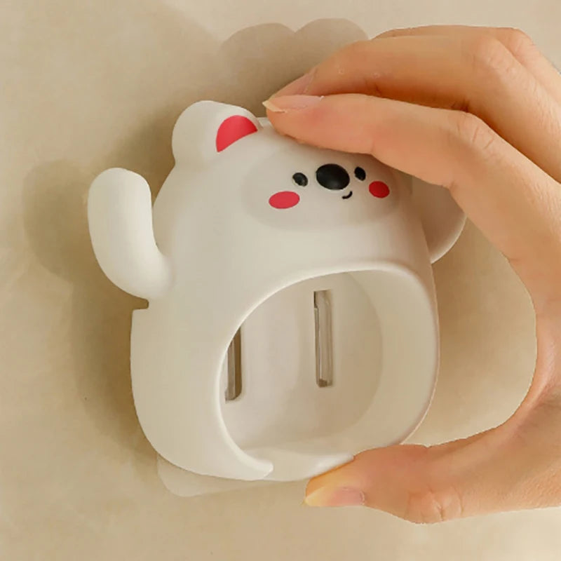 Funny Animal Toothbrush Holder – Kids Wall Suction Cup Toothbrush Holder Nixie