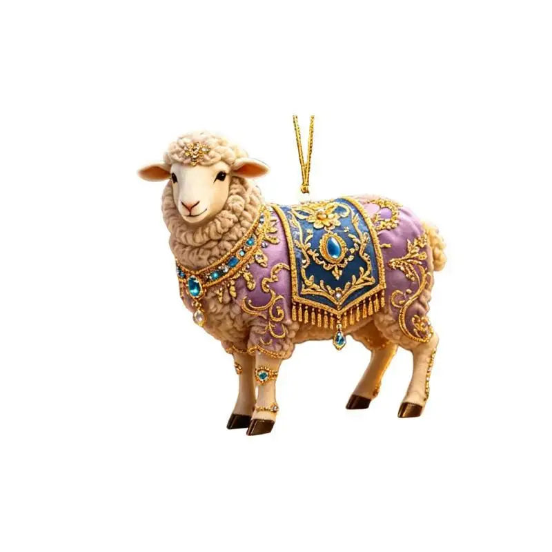 Acrylic Chinese Zodiac Goat Hanging Ornament | Lunar New Year