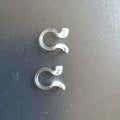 Clear U-Shaped Clip-On Earring Bases | 2 PCS DIY Jewelry Making Clip-On Earring Bases Nixie 2Pcs