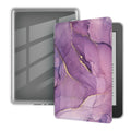 Kindle Paperwhite 7" 2024 12th Gen Colorsoft Smart Folio Case E-Reader Folio Case Nixie Purple Marble