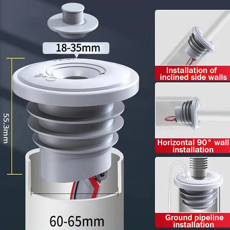 Silicone Sewer Seal Ring – Anti-Odor Floor Drain Plug Drain Seal Plug Nixie