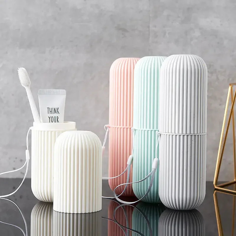Portable Toothbrush & Toothpaste Travel Case Holder Box Travel Toothbrush Case Nixie