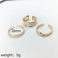 Vintage Geometric Adjustable Open Ring for Women | Minimalist Fashion Ring Nixie XL0638
