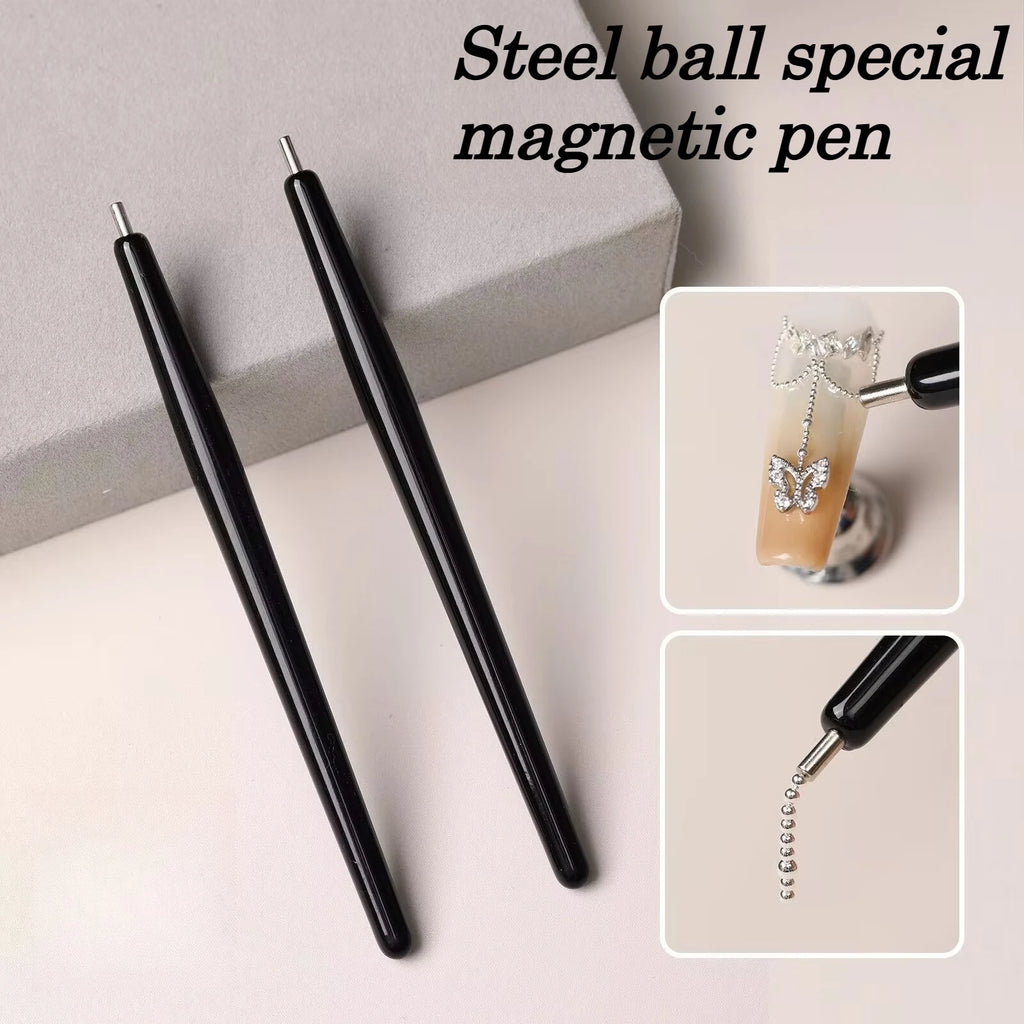 Nixie Magnetic Nail Pen – Steel Ball Nail Art Placement Tool Nail Art Tool Nixie