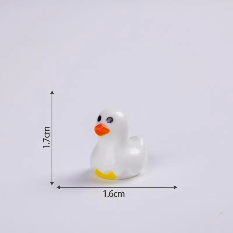 10Pcs Mini Halloween Resin Duck Figurines – Pumpkin & Ghost Halloween Figurines Nixie A3 10PCS