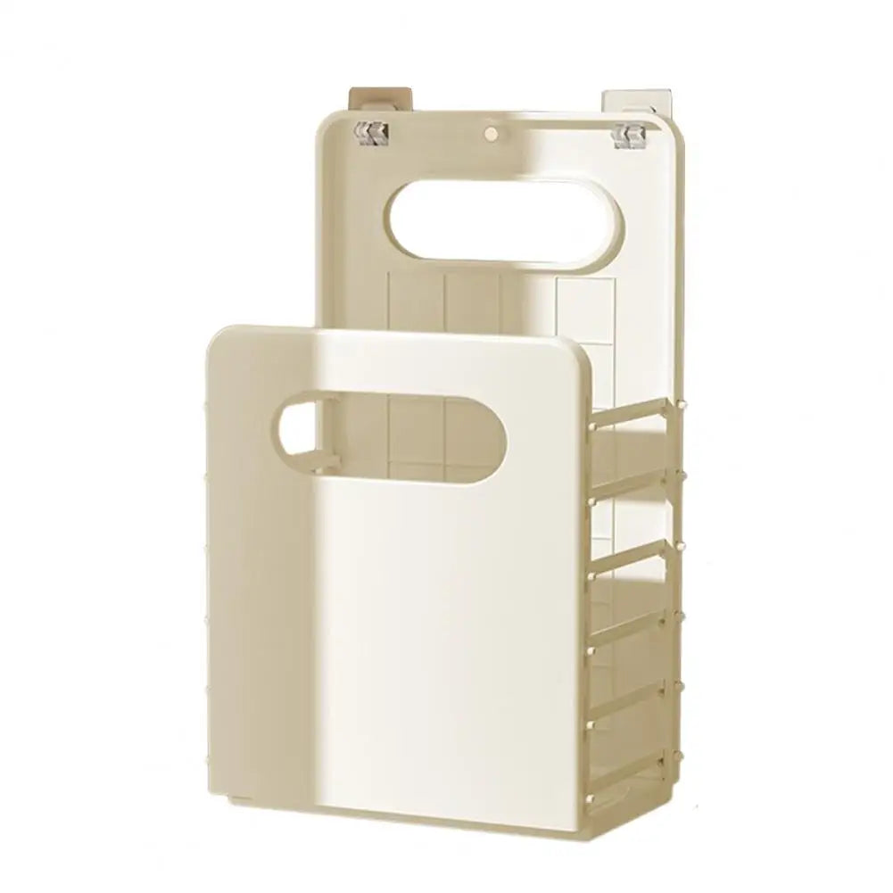 Collapsible Wall-Mounted Mesh Laundry Hamper | Foldable